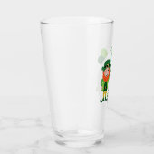 Shenanigans Leprechaun Kleeblatt St Patrick's Day Glas (Rechts)