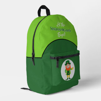 Shenanigans Leprechaun St Patrick’s Day Bedruckter Rucksack