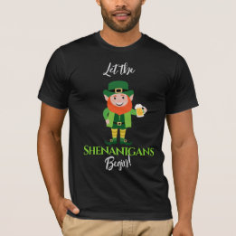 Shenanigans Leprechaun St Patrick's Day T-Shirt