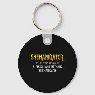 Shenanigans Lustiger Unruhestifter Sankt Patrick Schlüsselanhänger