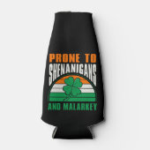 Shenanigans Malarkey Funny St Patrick's Day Name Flaschenkühler (Vorderseite)