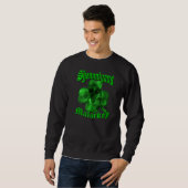 Shenanigans & Malarkey Skull Kleeblatt St Patrick Sweatshirt (Vorne ganz)