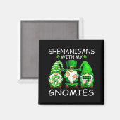Shenanigans mit Gnomies lustig 6 7 Meme St. Patric Magnet (Vorderseite/Rückseite)
