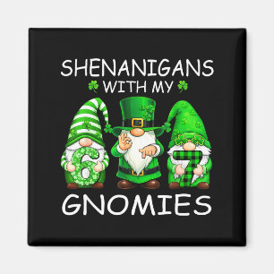 Shenanigans mit Gnomies lustig 6 7 Meme St. Patric Magnet