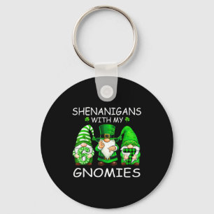 Shenanigans mit Gnomies lustig 6 7 Meme St. Patric Schlüsselanhänger