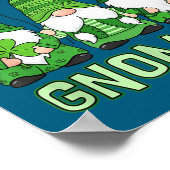 Shenanigans mit Gnomies St. Patrick's Day Gnom Poster (Ecke)