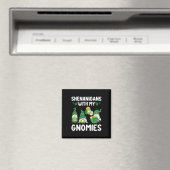 Shenanigans mit meinen Gnomies Frohen St. Patrick' Magnet (In Situ (Geschirrspüler))