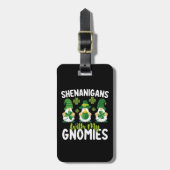 Shenanigans mit meinen Gnomies gewinnen St Patrick Gepäckanhänger (Vorderseite vertikal)