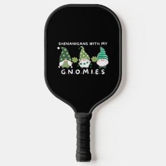 Shenanigans mit meinen Gnomies - Lustiges St. Patr Pickleball Schläger