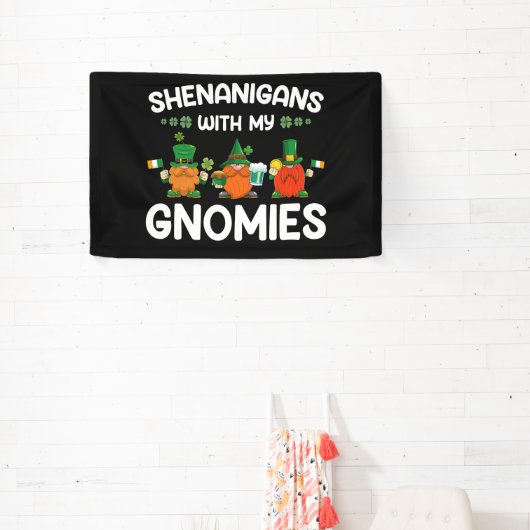 Shenanigans mit meinen Gnomies St Patricks Day Gno Banner (InSitu)