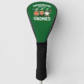Shenanigans mit meinen Gnomies St Patrick's Day Ir Golf Headcover (Vorderseite)