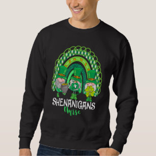Shenanigans Nurse Gnomes Lucky Kleeblatts St Patri Sweatshirt