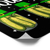Shenanigans Pickle Squad St Patricks Day Matching Poster (Ecke)