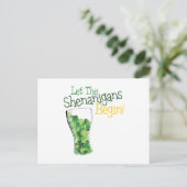 Shenanigans Postkarte (Stehend Vorderseite)