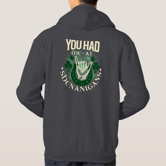 Shenanigans Punny St. Patrick's Day Hoodie (Rückseite)