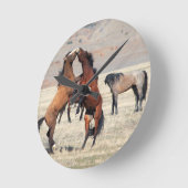 Shenanigans Runde Wanduhr (Winkel)