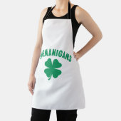 Shenanigans Shamrock St. Patrick's Day Retro Schürze (InSitu)