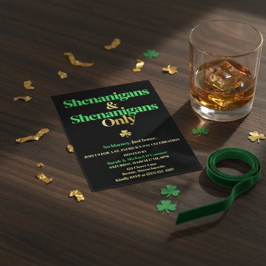 Shenanigans & Shenanigans Only St. Patrick’s Day  Einladung