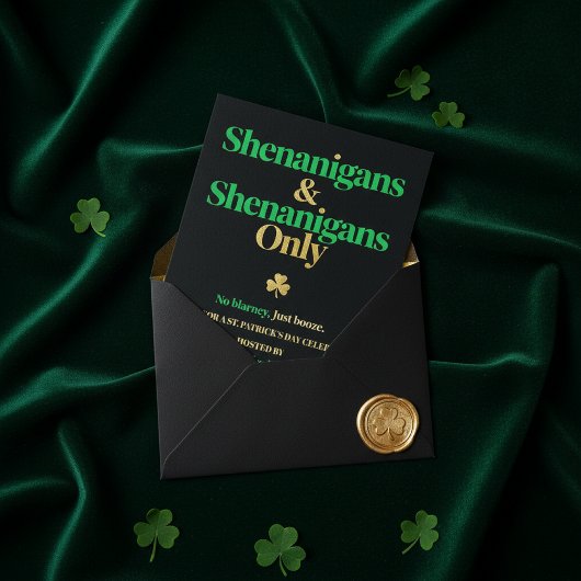 Shenanigans & Shenanigans Only St. Patrick’s Day  Einladung