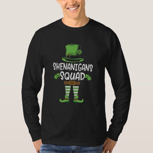 Shenanigans Squad Cooll St Patrick's Day T-Shirt (Vorderseite)
