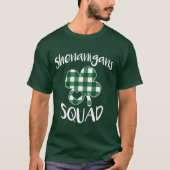 Shenanigans Squad Funny Group Team St Patricks Day T-Shirt (Vorderseite)