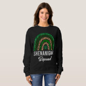 Shenanigans Squad Funny St Patricks Day Costume Ru Sweatshirt (Vorne ganz)