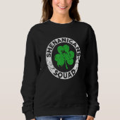 Shenanigans Squad Funny St Patrick's Day Matching Sweatshirt (Vorderseite)