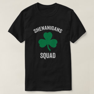 Shenanigans Squad Funny St Patricks Day T-Shirt