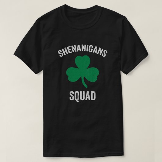 Shenanigans Squad Funny St Patricks Day T-Shirt (Design vorne)