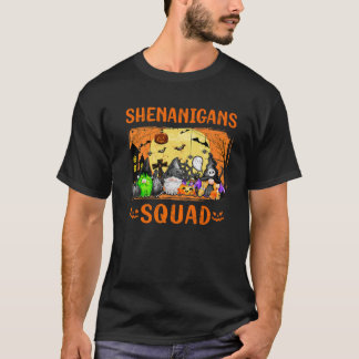 Shenanigans Squad Gnom Hexe Geist Lustiger Hallowe T-Shirt