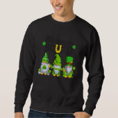 Shenanigans Squad Gnom Liebhaber Süß St Patrick Da Sweatshirt (Vorderseite)