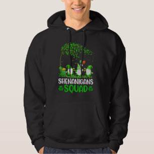 Shenanigans Squad Gnome Kleeblatt St Patricks Day Hoodie