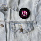 Shenanigans Squad Gnomes Pink Ribbon Brustkrebs Button (Beispiel)