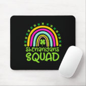 Shenanigans Squad Happy St Patrick's Day Rainbow S Mousepad (Mit Mouse)