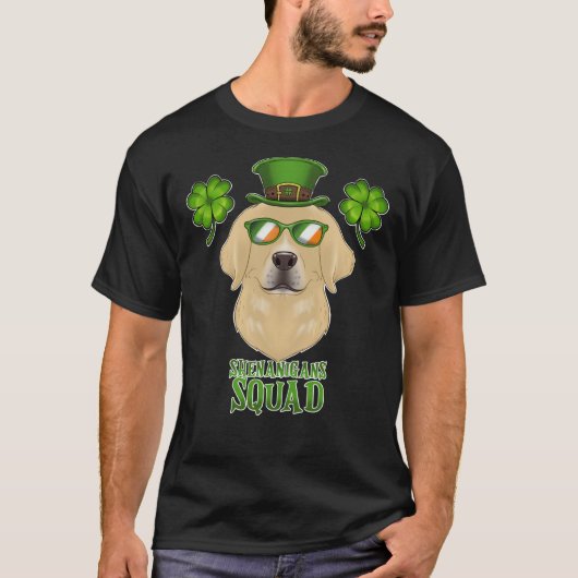 Shenanigans Squad I St Patricks Day Labrador T-Shirt (Vorderseite)