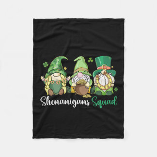 Shenanigans Squad Irish Gnomes Clover - St Patrick Fleecedecke