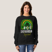 Shenanigans Squad Irish Gnomes Rainbow St Patrick' Sweatshirt (Vorne ganz)