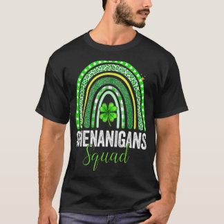 Shenanigans Squad Irish Rainbow Happy St Patrick's T-Shirt