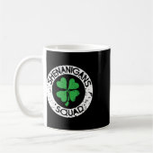 Shenanigans Squad Lustiger St. Patrick's Day passe Kaffeetasse (Links)