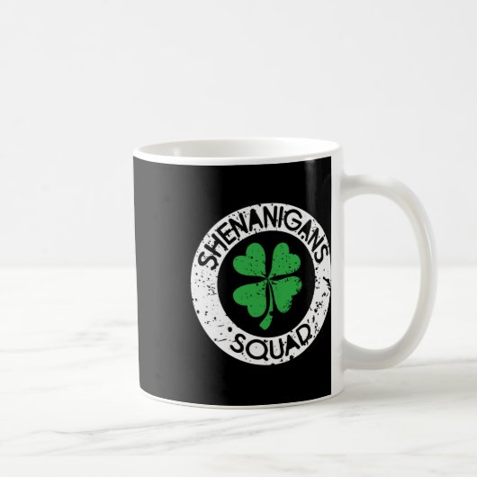 Shenanigans Squad Lustiger St. Patrick's Day passe Kaffeetasse (Rechts)