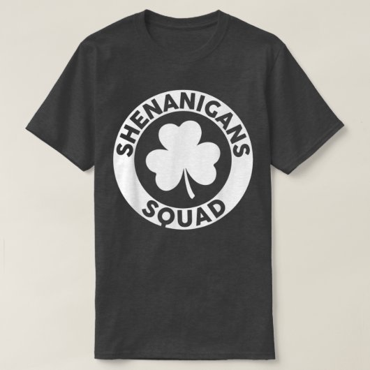 Shenanigans Squad Lustiger St. Patrick's Day passe T-Shirt (Design vorne)