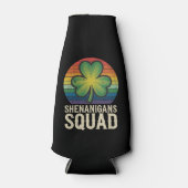 Shenanigans Squad Matching St Patricks Day Group Flaschenkühler (Vorderseite)