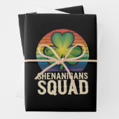 Shenanigans Squad Matching St Patricks Day Group Geschenkpapier Set (Beispiel)
