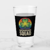 Shenanigans Squad Matching St Patricks Day Group Glas (Vorderseite)
