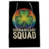 Shenanigans Squad Matching St Patricks Day Group Mittlere Geschenktüte (Vorderseite)