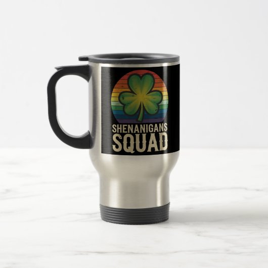 Shenanigans Squad Matching St Patricks Day Group Reisebecher (Links)