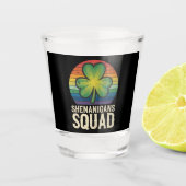 Shenanigans Squad Matching St Patricks Day Group Schnapsglas (Vorderseite)