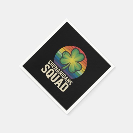 Shenanigans Squad Matching St Patricks Day Group Serviette (Ecke)