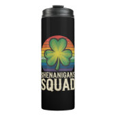 Shenanigans Squad Matching St Patricks Day Group Thermosbecher (Vorderseite)
