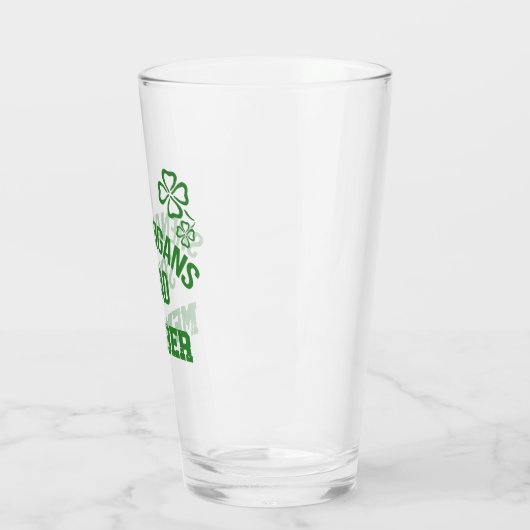 Shenanigans Squad Member Beer Glas (Links)